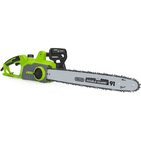 Tronçonneuse électrique 1800W avec Guide oregon 40CM Frein automatique VITO