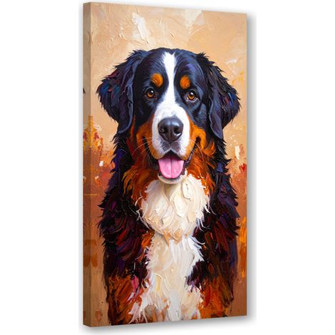 Wandbild Berner Sennenhund 50x100 cm (1/5)