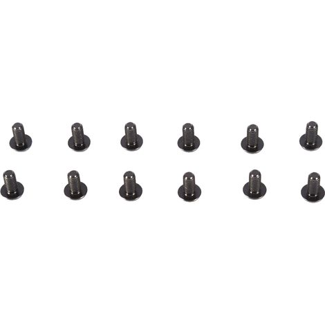 12 vis Torx T25 en titane pour freins à disque de VTT (noires) (1/4)