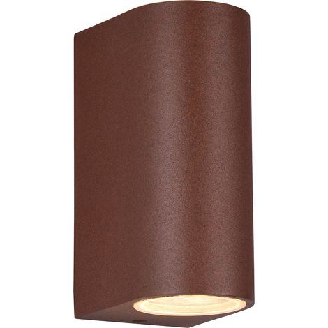 Applique da Esterno Attacco GU10 in Alluminio Pressofuso Ruggine (1/5)
