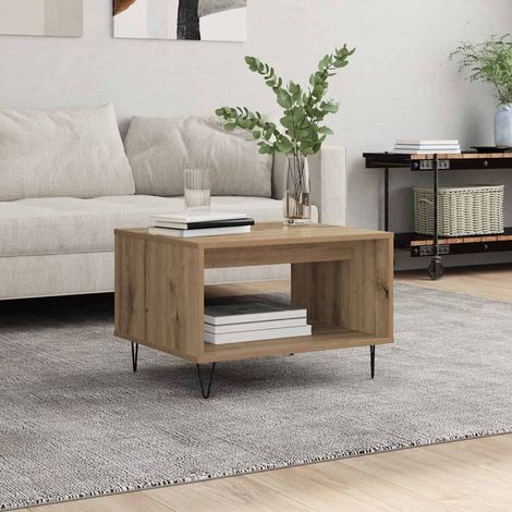 vidaXL  Coffee Table  Artisan oak 60 x 50 x 40 cm Engineered wood