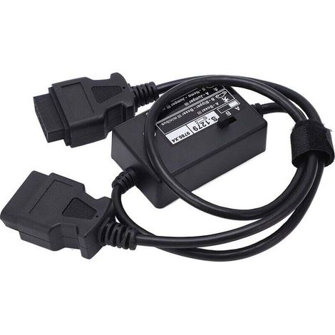 Câble de diagnostic OBD2 mâle étanche S.1279 PVC ABS câble de diagnostic durable facile à connecter à la voiture (1/4)