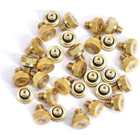 Packung mit 20 Messing-Sprühdüsen, Zerstäubern für Kühlsysteme (0,4 mm Düse) (1/5)