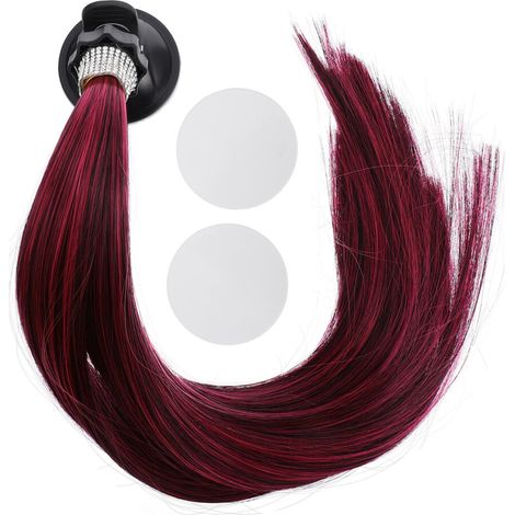 Accessorio ornamentale per casco da bicicletta multicolore rosso (1/2)