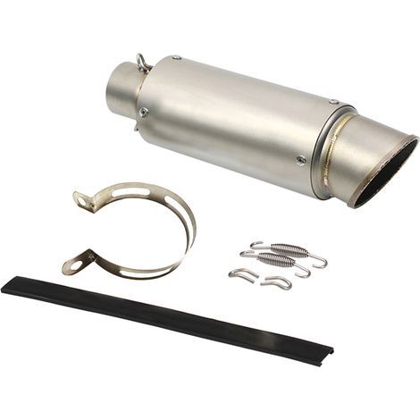 Tuyau d'échappement universel en acier inoxydable, 51mm, pour moto, Scooter, Dirt Bike. (1/5)