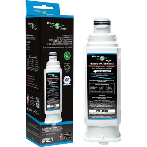 FilterLogic FFL-182S Fridge Water Filter Compatible with Samsung HAF-QIN/EXP (1/2)
