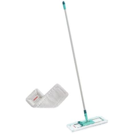 LEIFHEIT Mocio per pavimenti PROFI XL Micro Duo con asta in alluminio + SuperDuster per pavimenti IN OMAGGIO 55394