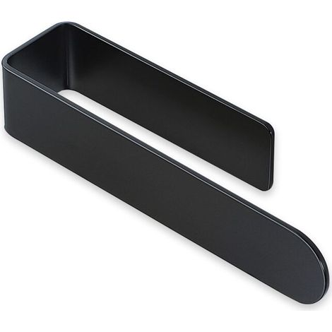 Black Bathroom Towel Holder 37cm, Adhesive Towel Holder Kitchen Tea Towel Holder Sus304 (1/5)