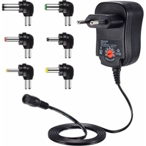 Adaptateur secteur universel 12W 3V à 12V chargeur pour VTech Kidimagic et autres appareils (1/4)
