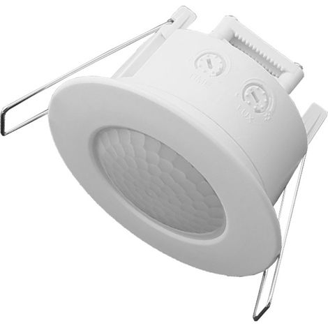 Sensor de Movimiento Infrarrojos Empotrable IP65 Detección 360º hasta 8M