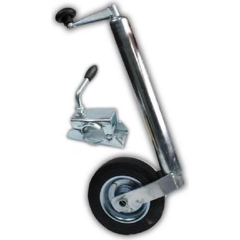XLPT Roue jockey avec fourche d.48mm + bride