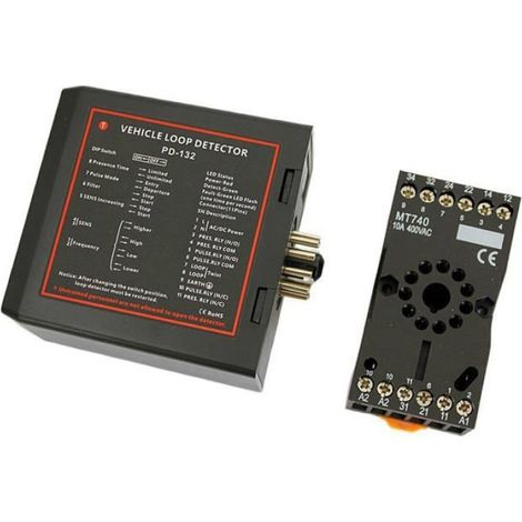 Détecteur Boucle Véhicule PD132 12-24V, Réaction 10ms, pour Parking/Portail Automatique (24V) Cuneary (1/5)