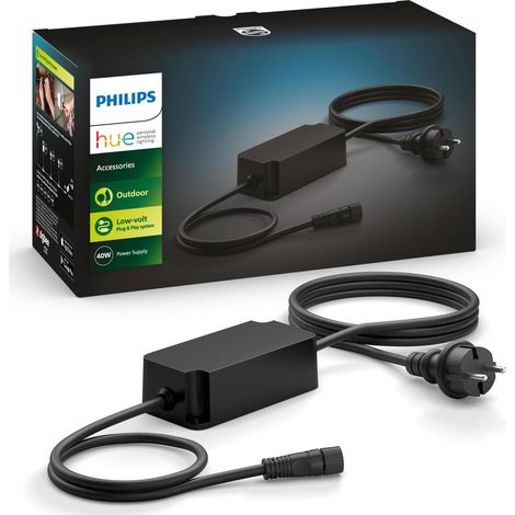 Philips Hue Außenstromversorgung 40W schwarz langlebig (1/5)