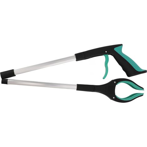 Pince Ramasseuse Pliable et Rotative, Légère et Multifonction, Griffe à Déchets Verte (1/5)