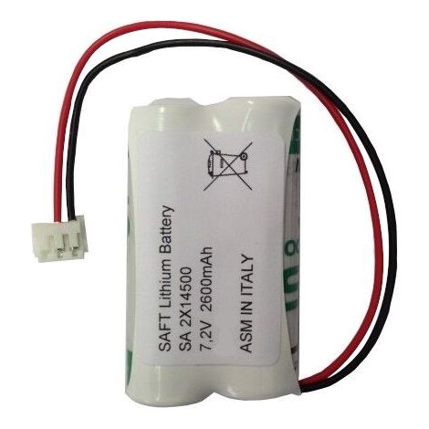 Saft Batteria antifurto litio 7,2V 2,6Ah compatibile AMC B21L IF200 IF15R CM200 CU200 - 2LS14500-AMC