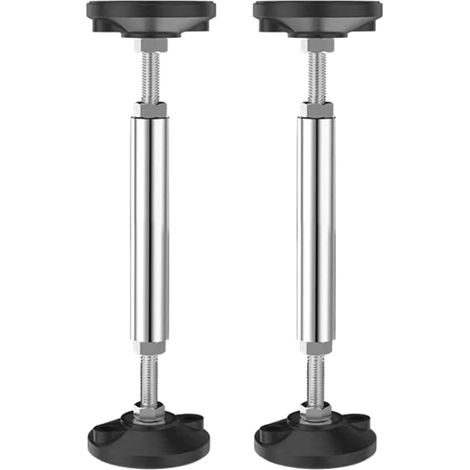 Tige de Support Télescopique en Acier Inoxydable, Tige de Support D'Armoire, Support D'Évier de Haute Dureté, Portante 300 Kg (1/5)