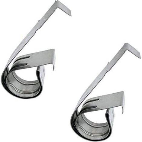 2X CLIP A RESSORT EASY POUR PLINTHE EPAISSEUR 15MM A 22MM MEUBLE SOL CUISINE SALLE DE BAIN VASQUE