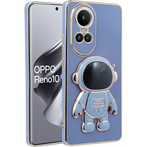 Funda para Oppo Reno 10 / 10 Pro, Astronauta, Azul (1/5)