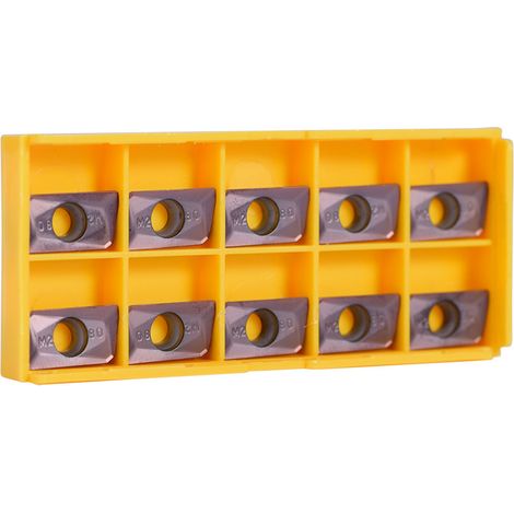 10pcs CNC Carbide Tips Inserts Blade Cutter Lathe Turning Tool With Box