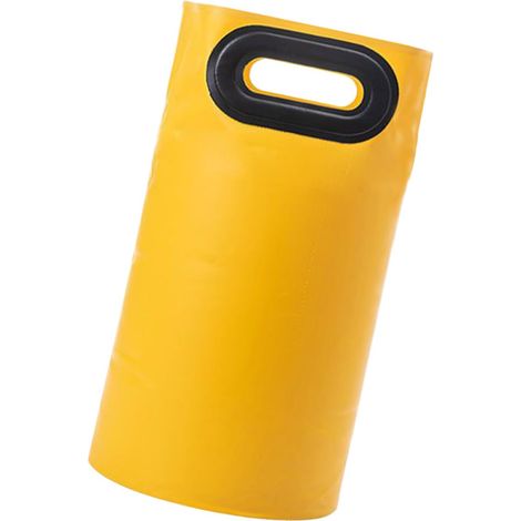 Bassin de Bain de Pieds Portable 21l en Plastique Jaune Isolation Thermique et Résistant la Déchirure pour Usage à Domicile et Randonnée (1/5)