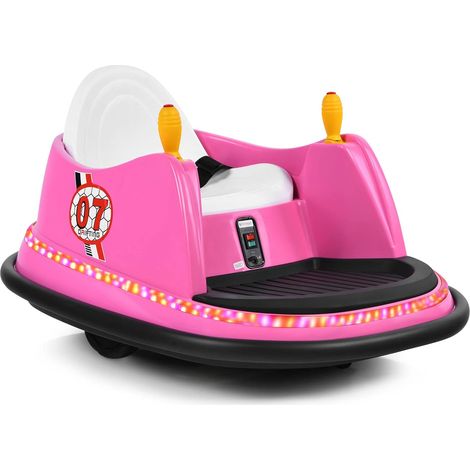 Costway – Voiture électrique tamponneuse 6V pour enfants 2-5 ans – Télécommande – Effets sonores et lumineux – 57x75x42cm – Autonomie 40 min (1/5)