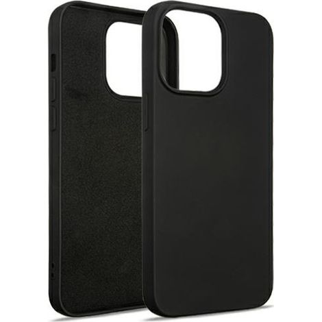 Funda de silicona Beline negra para iPhone 15 Pro Max