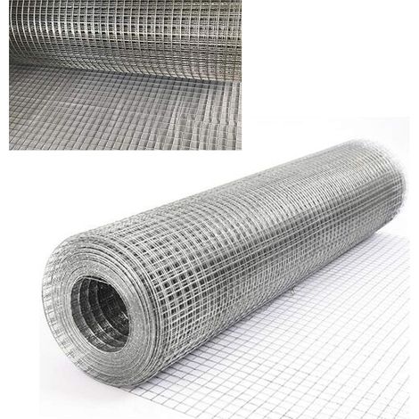 Welded Wire Mesh 2ft X 49ft Hot Dipped Galvanised Steel Stainless Steel Woven Wire Mesh Durable Air Brick Vent Mesh Cover Garden Netting Anti-rust for Mice Rat Rodent Proof Insect Control Tree Guards (1/5)