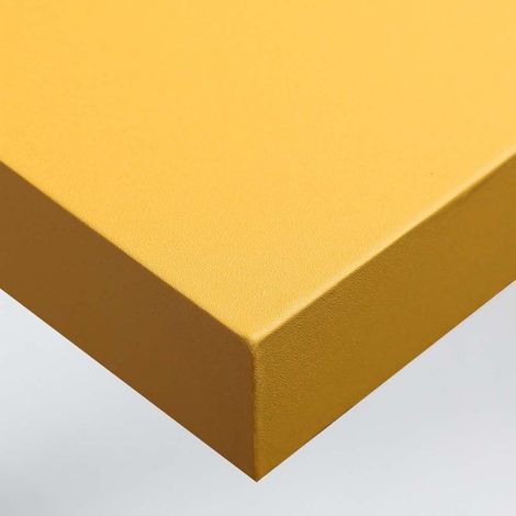 DIMEXACT - Papier peint autocollant jaune tournesol mat - 122 cm x 0.5 m - En Rouleau (1/3)