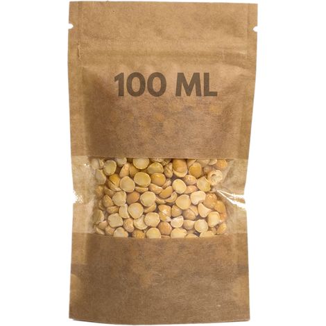 DOYPACK ECO Papiertüte mit kleinem Sichtfenster 85x50x145 mm PAP45/PET12/CPP30 100ml 25 Stück (1/5)