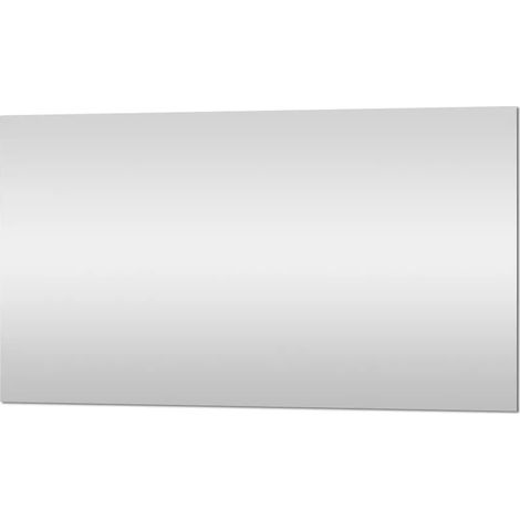 Specchio bagno 105x70 cm a filo lucido con installazione reversibile