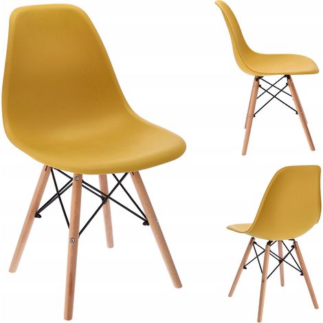Silla de EVA color mostaza (ikeabox) (nuevo c贸digo)