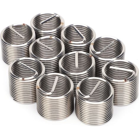 10 Gewindeeinsätze (männlich und weiblich), Reparaturwerkzeug für Reduziermuttern, Edelstahl, Befestigungselement, Gewinde, M16x1,5, 1,5D (1/5)