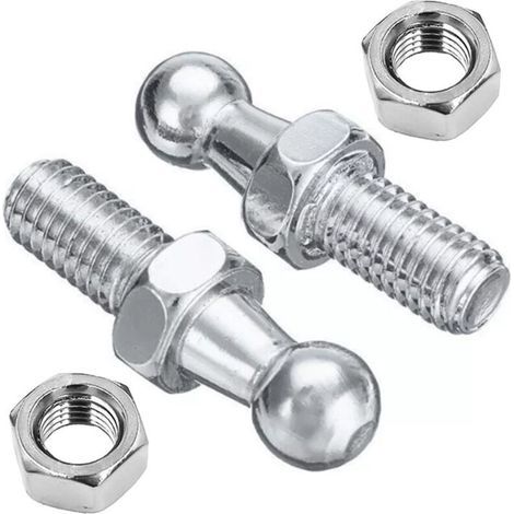 Rotule De Verin Rotule M6 - Boulon M6 2 pièces Boulon à rotule professionnel M6 Repalcement pour vérins à gaz Bouchon à extrémité sphérique (1/4)