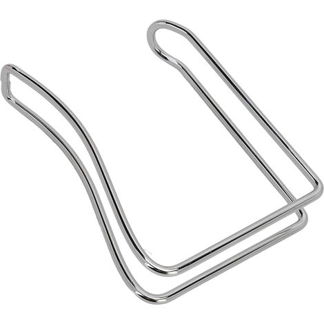 Porte-Serviettes en Papier Adhésif en Acier Inoxydable  100-110 Caractères, Charge Stable Antirouille, Convient au Verre de Marbre de Carrelage Brillant (1/5)