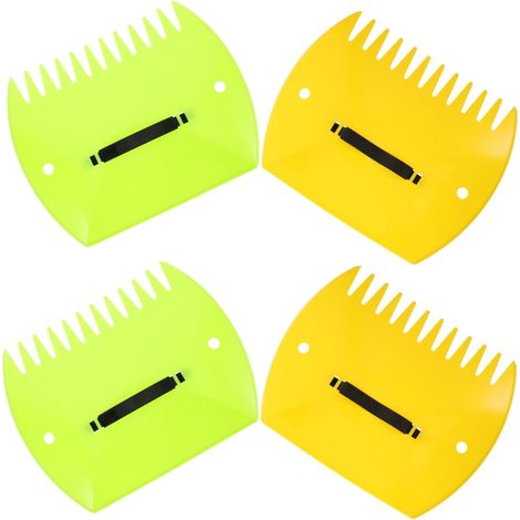 2paires Râteau à Plastique Léger Pelles à Manuelles pour Jardin Et Cour Râteaux pour Ramassage (1/5)