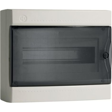 Centralino 12 Moduli Portella Fumè Pablo Ip40 Design Bianco Ip40 Dsg 12 W (1/3)