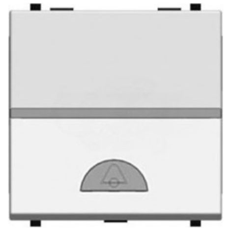 Bouton cloche large BLANC Niessen Zenit N2204 BL (1/2)