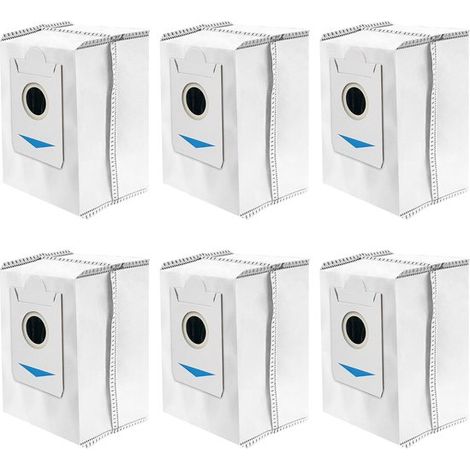 Sacchetti per aspirapolvere compatibili con Ecovacs Deebot X2 Omni, confezione da 6 (1/5)