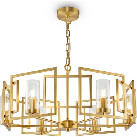 Lampada pendente House in Metallo Bowi Oro (1/5)