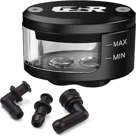 Réservoir d'huile de frein et d'embrayage avec support pour moto Suzuki GSR600/GSR750 (noir) (1/5)