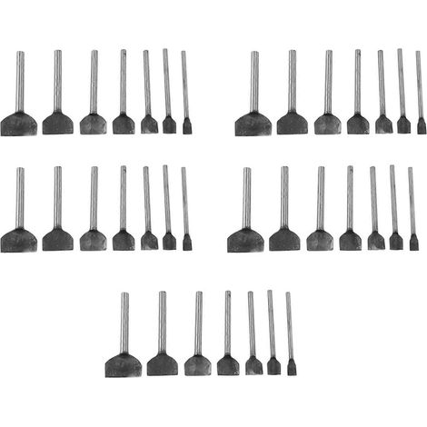35 bogenförmige Stanzstempel, Werkzeuge für die Lederverarbeitung zur Herstellung von Riemen, Gürteln, Geldbörsen und Taschen in 7 Größen (10 mm bis 40 mm) (1/5)