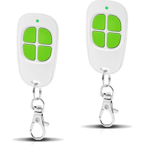 Lot de 2 AAM0049 Télécommande Portail et Garage – Compatible 433,92 MHz – 4 Canaux – Code Secret Tournant (1/5)