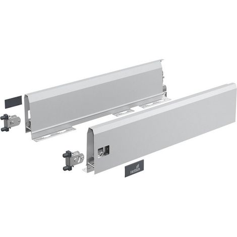Hettich ArciTech Flexibles Set, 126 mm / 500 mm, silber