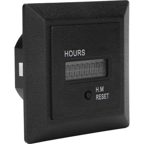 Minuterie pour bateaux, motos, motoneiges, générateurs, tracteurs, tondeuses à gazon HM-1R 100V-250V