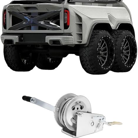 Treuil Manuel, Force de Traction Maximale 3500 lbs, Longueur de Poignée 25,7 cm, Mode de Fonctionnement Manuel, Construction en Acier Durable, Assemblage Facile (1/5)