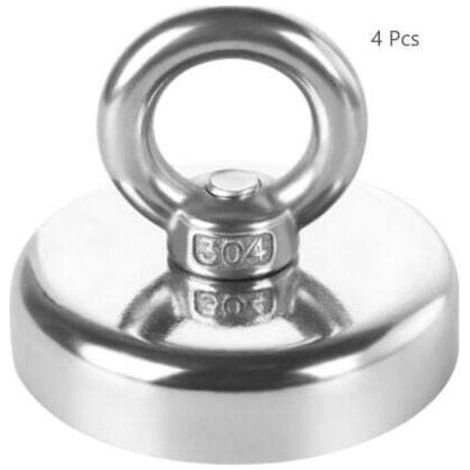 Stück Neodym-Ösenmagnet, 32 mm, 30 kg, superstarker Magnet, Hakenmagnet