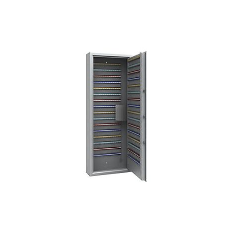 Caja de caudales para llaves  gris luminoso  listones de