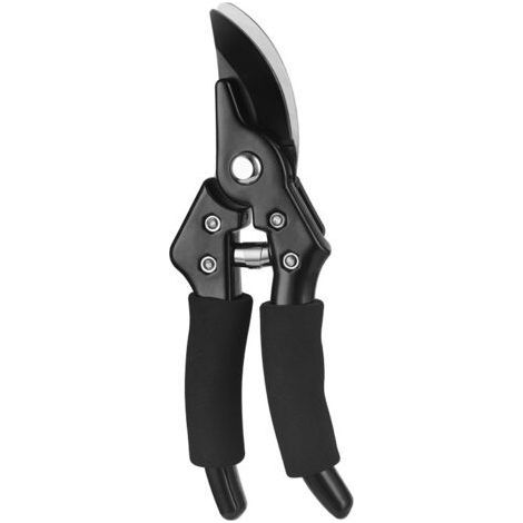 Gardening pruning shears, solid black blade, labor-saving thick branch shears, multi-function garden bonsai gardening pruning shears (1/3)