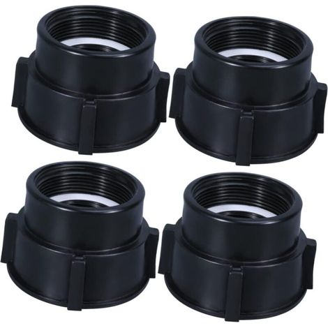 YMYNY 4 Pièces Tonne Valve Fourre-Tout Robuste Tuyau Robuste Sac Fourre-Tout Robuste Vannes De Réservoir D'Eau Adaptateur De Réservoir Ibc Tonne Adaptateur De Valve De Baril Filament (1/5)