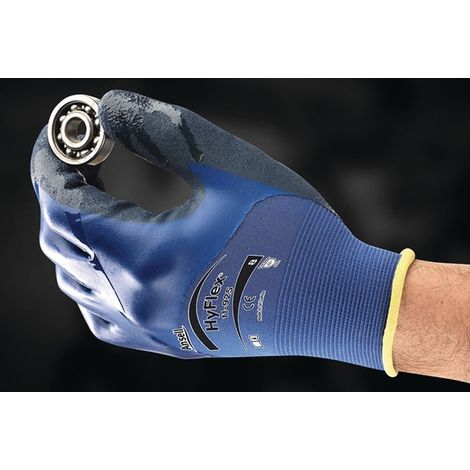ANSELL 11-925-9 Handschuhe HyFlex® 11-925 Gr.9 blau Spandex/Nylongewebe m.Nit